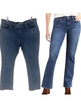 LEVI’S Classic Bootcut Jeans Stretch Mid-Rise Blue Denim Size 34